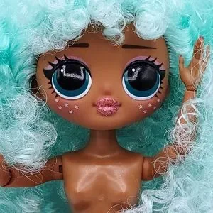 Toys Lol Surprise Omg Doll Icy Gurl Winter Chill Curly Blue Hair